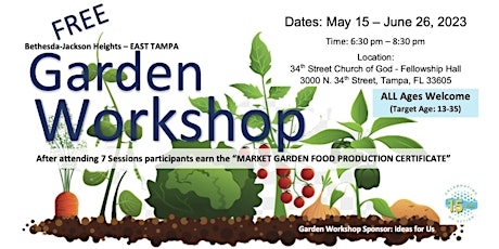 Garden Workshop in Jackson Heights - East Tampa