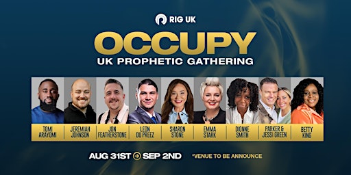 OCCUPY: UK PROPHETIC GATHERING  primärbild
