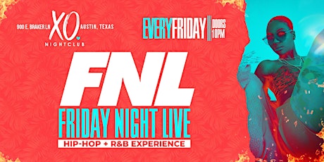Friday Night Live: Hip-Hop +RnB Experience |  6.9