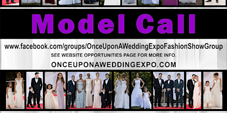 2018 Once Upon a Wedding Expo Model Call primary image