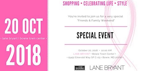 Special Event at Lane Bryant - Bowie Town Center primary image