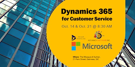 Dynamics 365 for Customer Service - Hands-On Training (2 Sessions) primary image