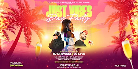 Just Vibes Day Party | Ladies FREE w/ RSVP | Bottomless Mimosas primary image
