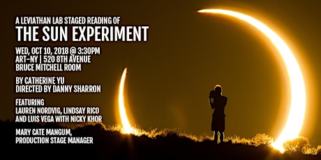 Leviathan Lab: A Staged Reading of THE SUN EXPERIMENT primary image