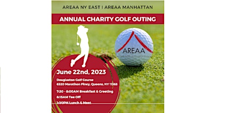 Annual Charity Golf Outing at the Douglaston Golf Course hosted by AREAA