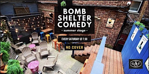 Imagem principal de Bomb Shelter Comedy Summer Stage (No Cover)