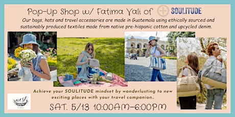 Pop-Up  Event w/ Fatima Vali of Soulitude