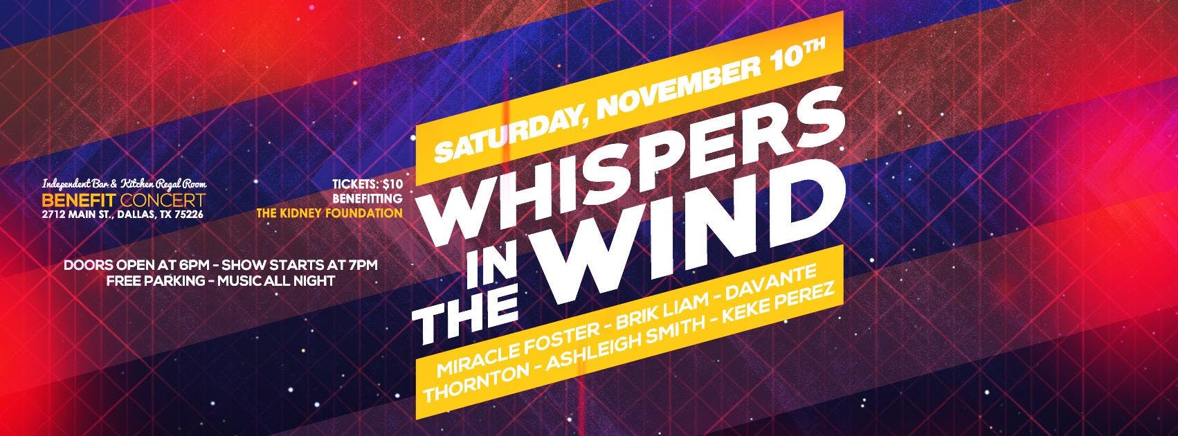 Taylor Morgan Presents Whispers In The Wind Benefit Concert 10