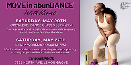 Abundance Dance Class with Keomi primary image
