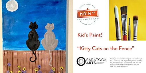Kid's Kitty Cat Painting Workshop primary image