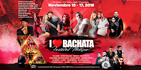 Imagen principal de I Love Bachata Festival México - November 15 - 17, 2018