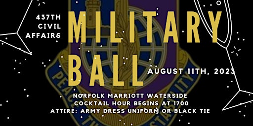 Primaire afbeelding van 437th Civil Affairs Battalion Ball