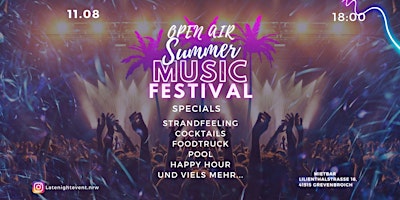 OPEN AIR SUMMER MUSIC FESTIVAL primary image