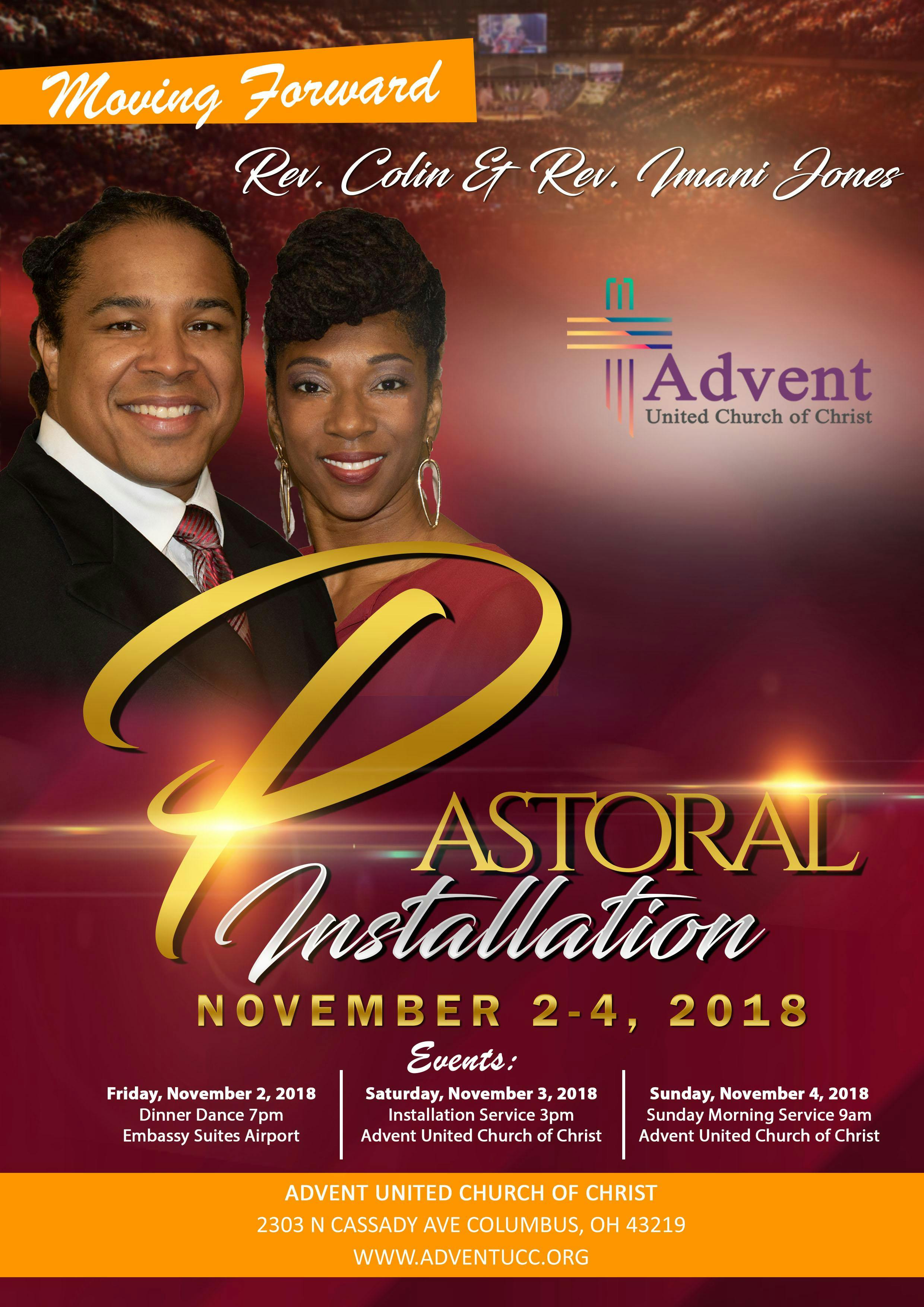 Advent UCC: Pastoral Installation Celebration