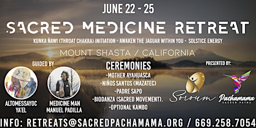 4 - Day Sacred Plant Medicine Solstice Retreat primary image