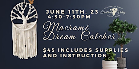 Macramé Dream Catcher @ The Winery primary image