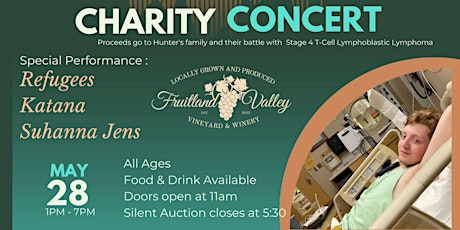Charity Concert for Hunter Wagner's fight with Cancer primary image