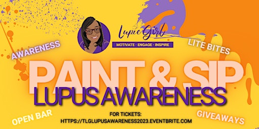 The LupieGirl's Lupus Awareness Paint & Sip primary image