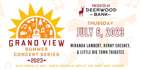 Grand View Lodge Summer Concert Series - COUNTRY ARTIST TRIBUTES