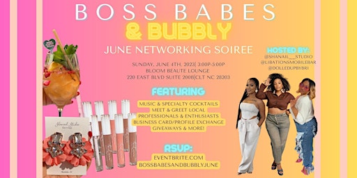 Imagen principal de Boss Babes & Bubbly: June Networking Soiree!
