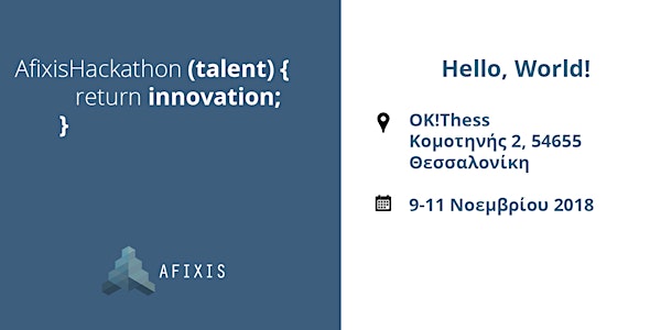 Afixis Hackathon
