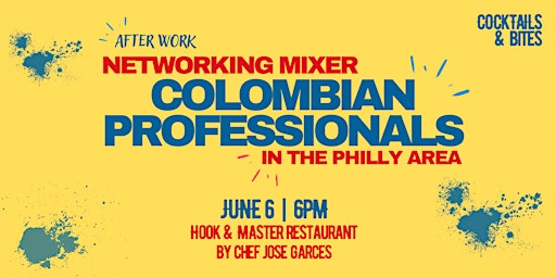 Imagem principal de Networking Mixer for Colombian Professionals in the Philly Area