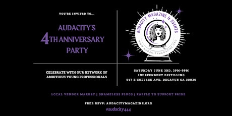 Audacity's 4th Anniversary Party