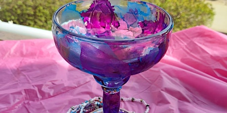 Art Ink and Drink ~  "Summer Fun Margarita Glasses" at Indigo Reef Brewing