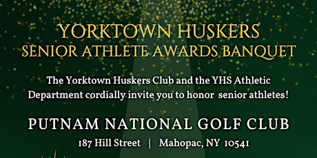 Yorktown Huskers Senior Athlete  Awards Banquet 2023