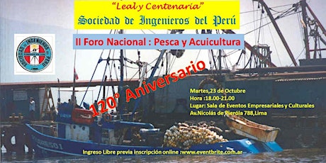 Imagen principal de II Foro Nacional : Pesca y Acuicultura