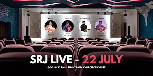SRJ Live Concert - Susmitha, SRJ Ganesh, Aswin & Arthavan primary image