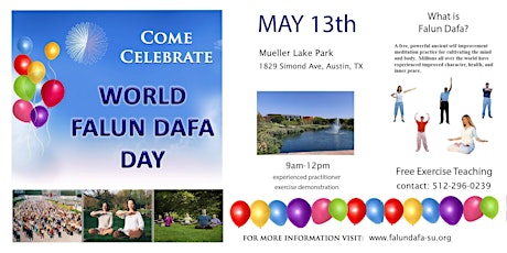 Imagen principal de World Falun Dafa Day Celebration