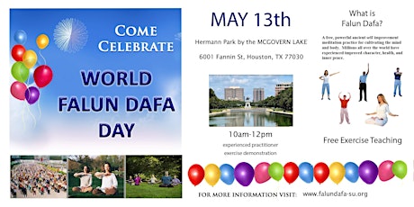 Hauptbild für World Falun Dafa Day Celebration