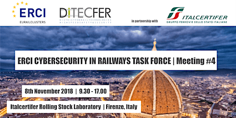 Immagine principale di ERCI Cybersecurity in Railways Task Force | Meeting #4 