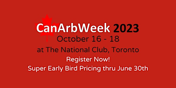 CanArbWeek 2023 at The National Club in Toronto