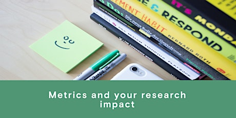 Imagem principal do evento Metrics and your research impact