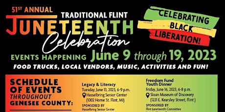 Traditional "Flint Juneteenth" Celebration 2023