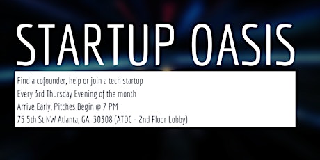 Pitch, Help, or Join a Tech Startup