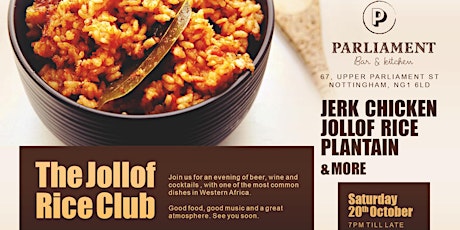 The Jollof Rice Club (Social & After Party) primary image