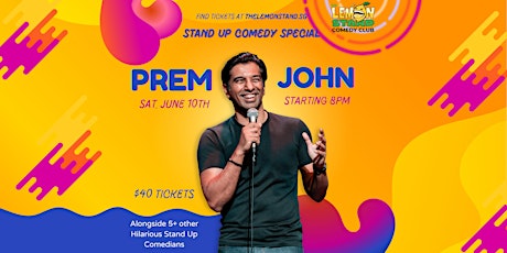 Prem John | 10th June @ The Lemon Stand