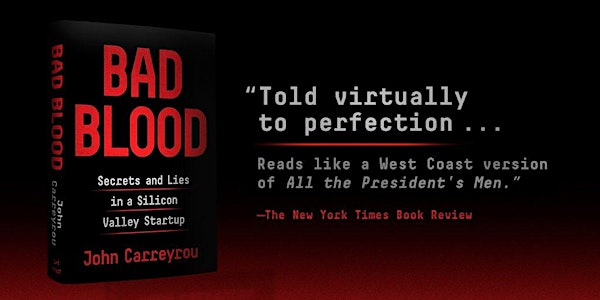 YWNC Book Club — "Bad Blood" — Nov. 11, 4 p.m. to 6 p.m.