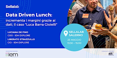 Imagem principal do evento Data Driven Lunch: incrementa i margini grazie ai dati, un caso di successo