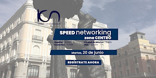 Imagen principal de Speed Networking Online Zona Centro - 20 de junio