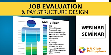 Live Webinar: Job Evaluation & Pay Structure Design