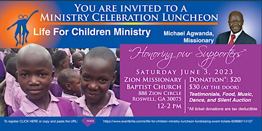 Life For Children Ministry Luncheon Fundraising Event