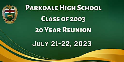 Imagen principal de Parkdale High School Class of 2003 - 20th Year Reunion