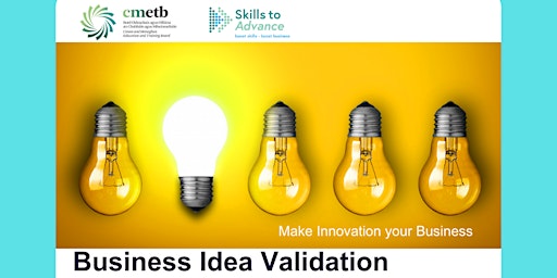 Business Innovation & Market Development - Idea Validation Course primary image
