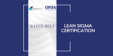 Lean Sigma White Belt Virtual Training primary image