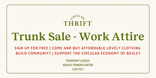 Trunk Sale!  Work Attire