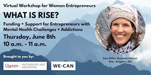 Rise Workshop for WE-CAN Community of Women Entrepreneurs primary image